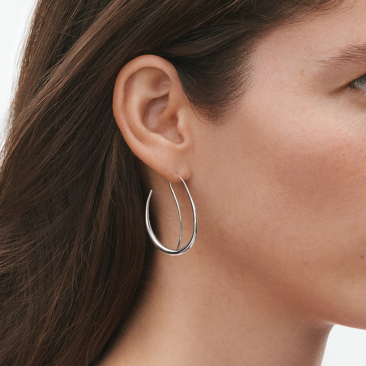 Georg Jensen Offspring øreringer i sølv