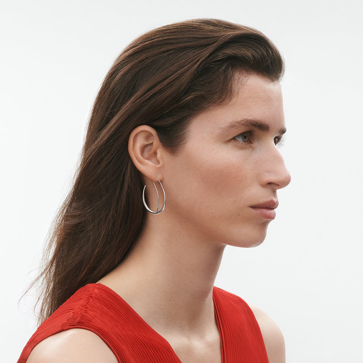 Georg Jensen Offspring øreringer i sølv