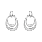 Georg Jensen Offspring store øreringer, sølv