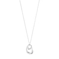 Georg Jensen Offspring stort halskjede med anheng, sølv