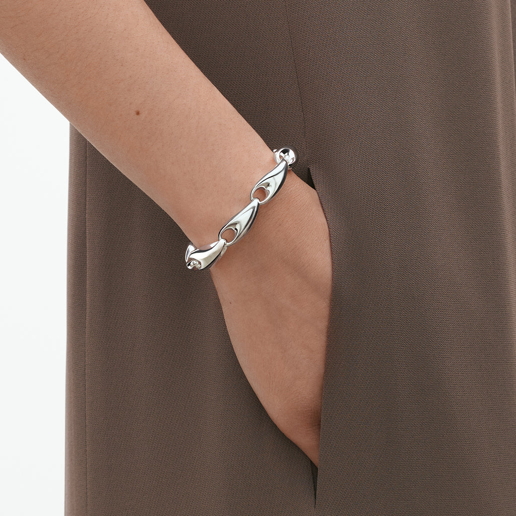 Georg Jensen Reflect armbånd, sølv