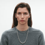 Georg Jensen Reflect halskjede 105 cm, sølv 