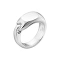 Georg Jensen Reflect signet ring, sølv