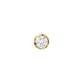 Georg Jensen Signature Diamonds øredobber gult gull med diamanter