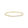 Georg Jensen Signature Diamonds tennisarmbånd, gull med diamanter