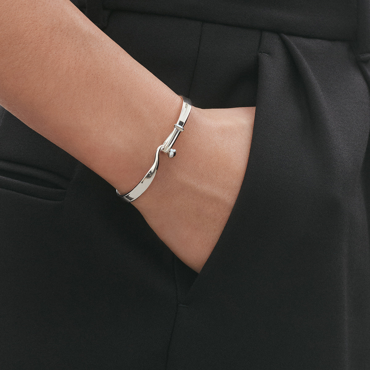 Georg Jensen Torun armring, sølv
