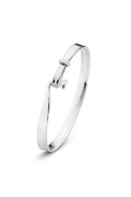 Georg Jensen Torun armring, sølv med diamanter