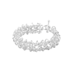 Georg Jensen Weft dobbelt armbånd, sølv 