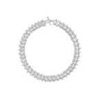 Georg Jensen Weft halskjede, sølv