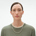 Georg Jensen Weft smalt halskjede, sølv