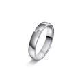 Giftering med to diamanter 4 mm, hvitt gull