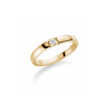 Gullhagen Alliansering, gull med diamant 0,10ct TW.SI