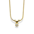 Gullhagen Carola anheng, gull med diamant 0,20ct tw.si.