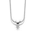 Gullhagen Carola anheng, hvitt gull med diamant 0,10ct tw.si.