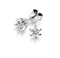 Gullhagen Carola øredobber, hvitt gull med diamant 0,10ct tw.si.
