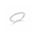 Gullhagen Rekkering, hvitt gull med diamanter 0,25ct TW.SI