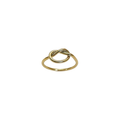Heiring Knot ring, forgylt sølv