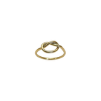 Heiring Knot ring, forgylt sølv