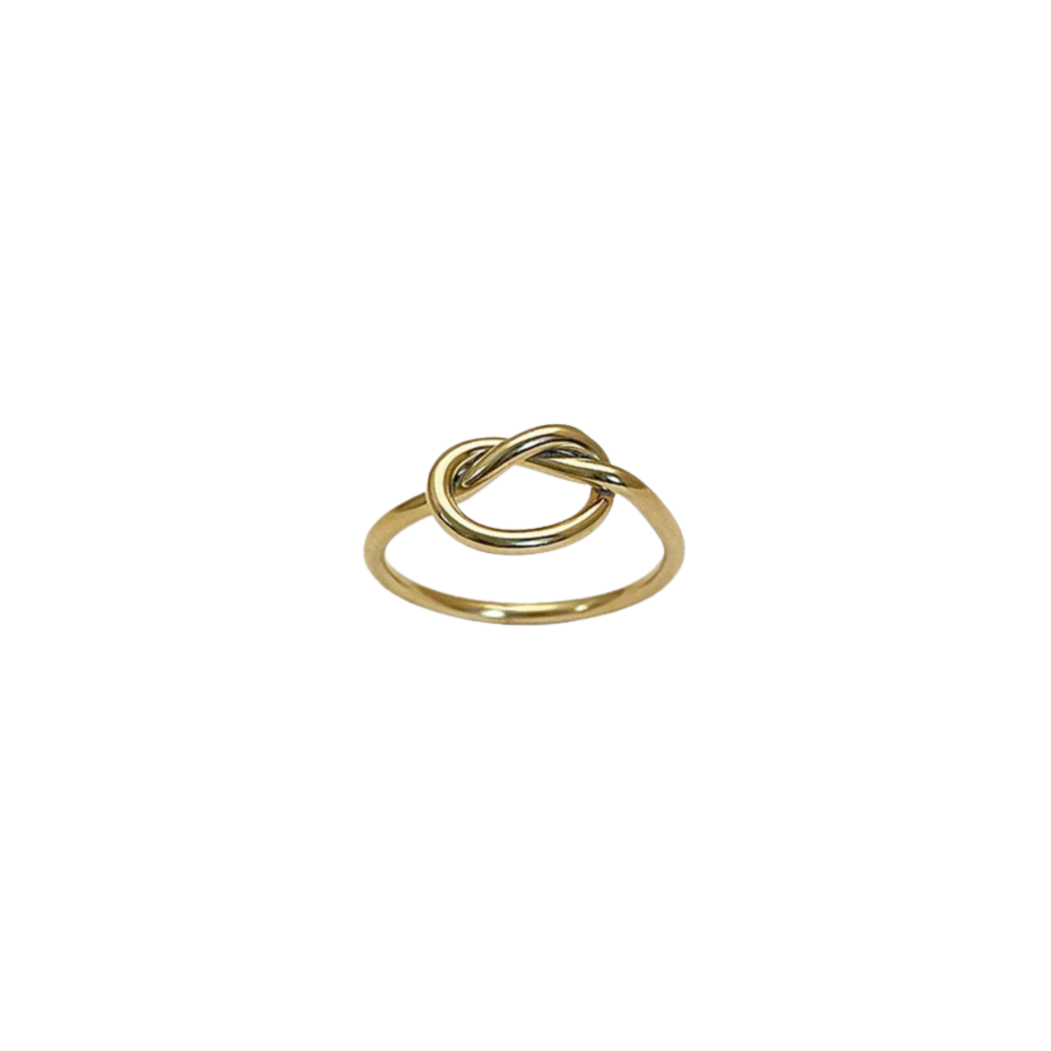 Heiring Knot ring, forgylt sølv