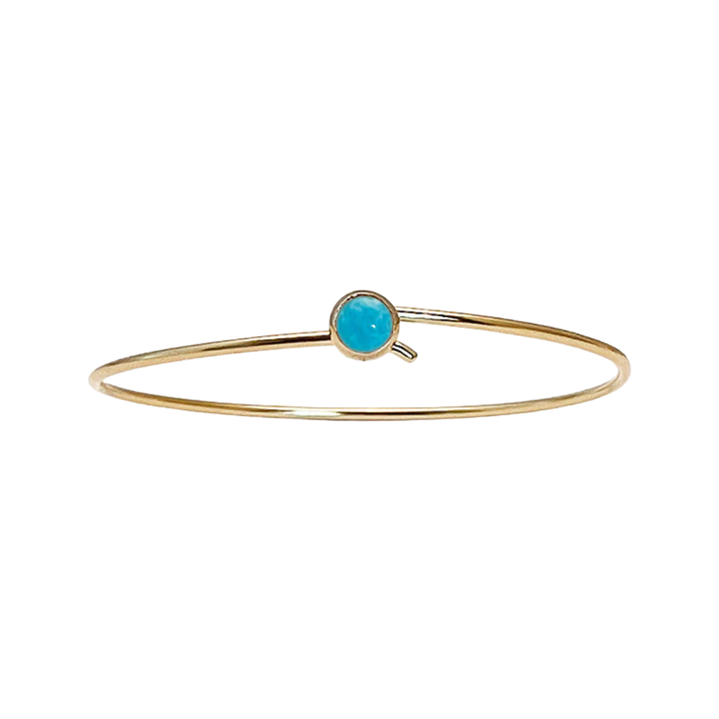Heiring Koulè armbånd turkis, forgylt sølv