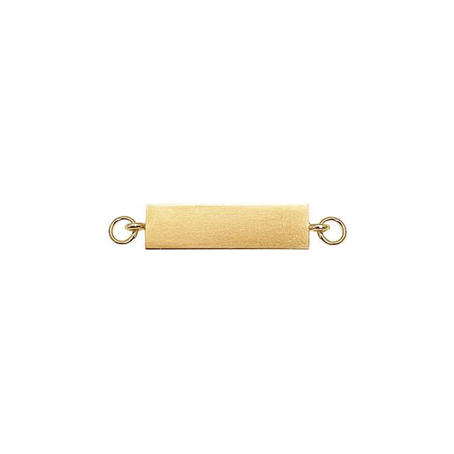 Heiring Signet top for multi bangle, sølv forgylt