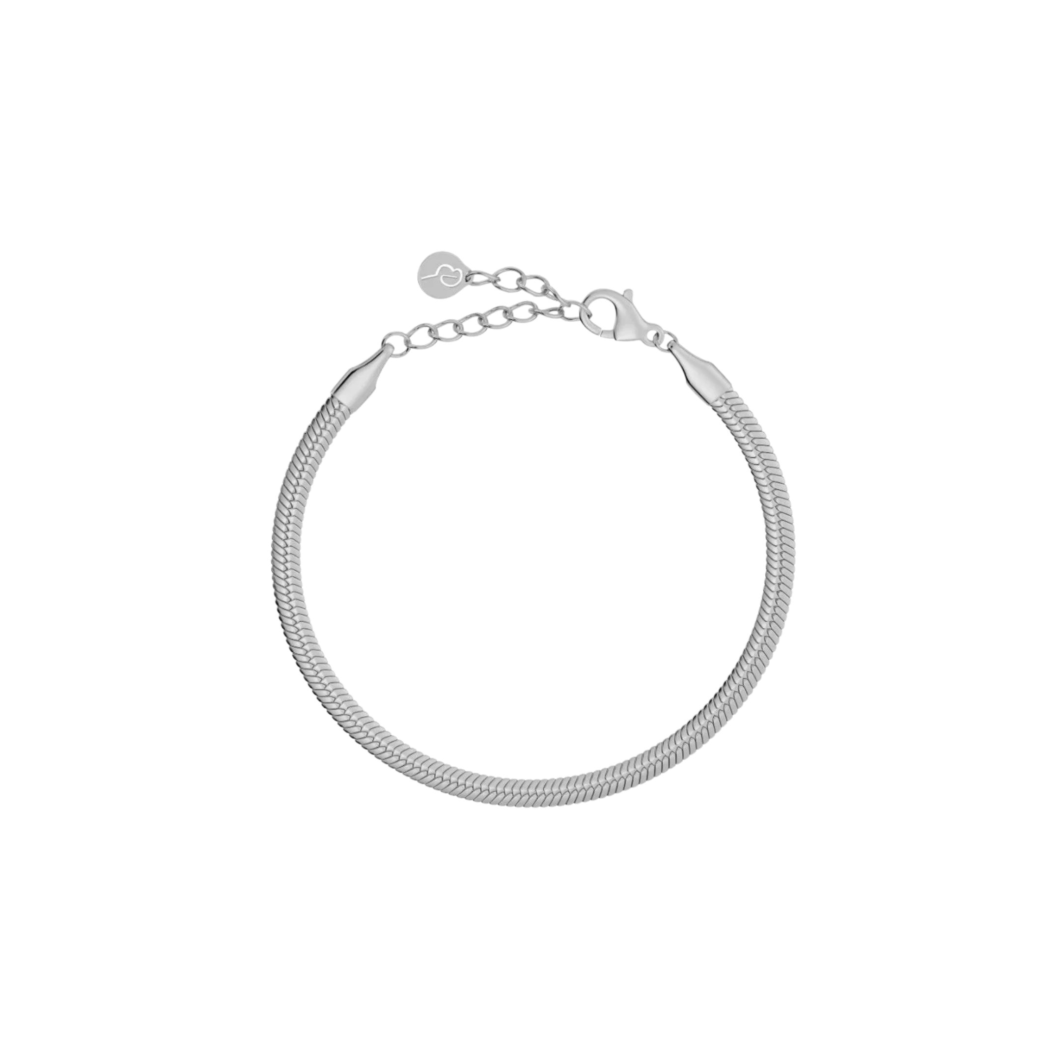 Herringbone armbånd, forgylt stål