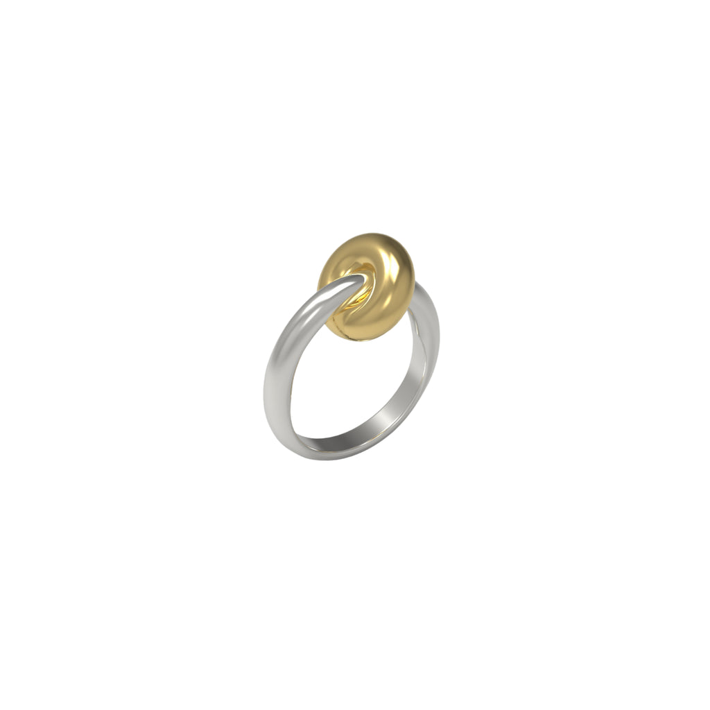 JOSEPHINE Dawn Ring Mix, sølv og gull