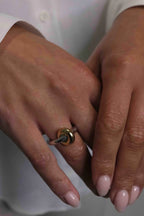 JOSEPHINE Dawn Ring Mix, sølv og gull