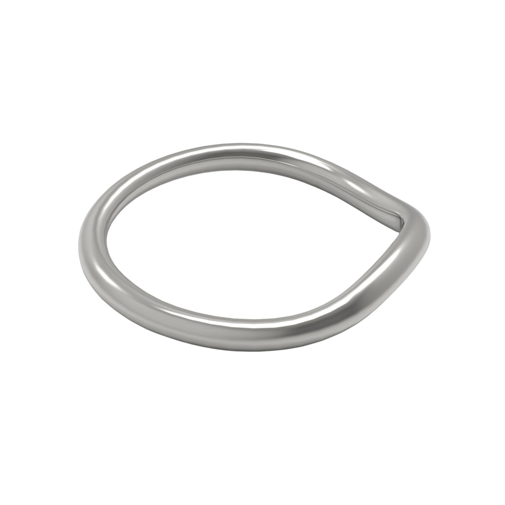 JOSEPHINE Thorn Bangle Chunky armbånd, sølv