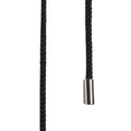 Josephine Silk Black snor, sølv