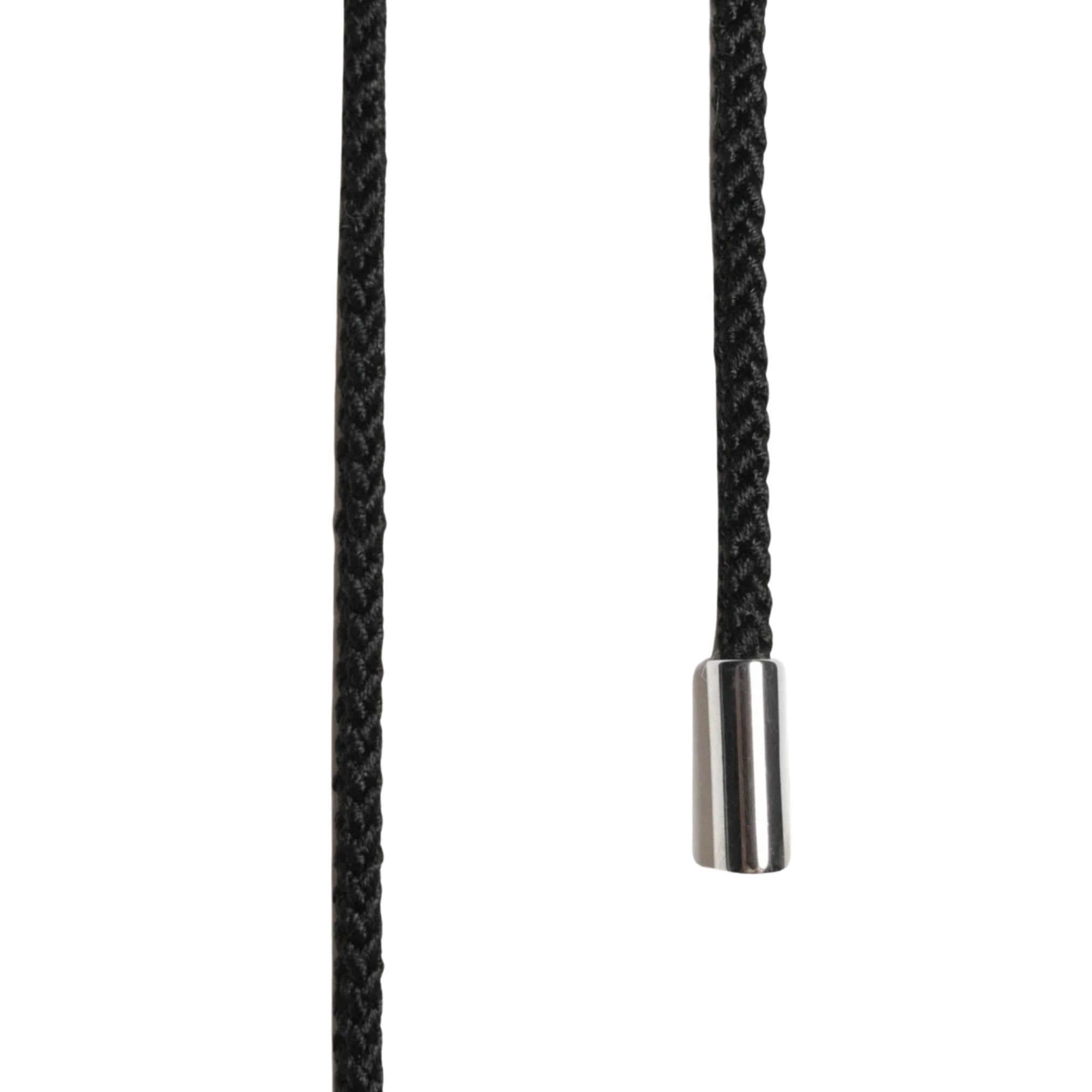Josephine Silk Black snor, sølv