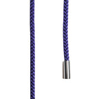 Josephine Silk Purple snor, sølv