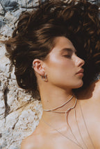 Josephine Slim Hoop M øredobber, sølv