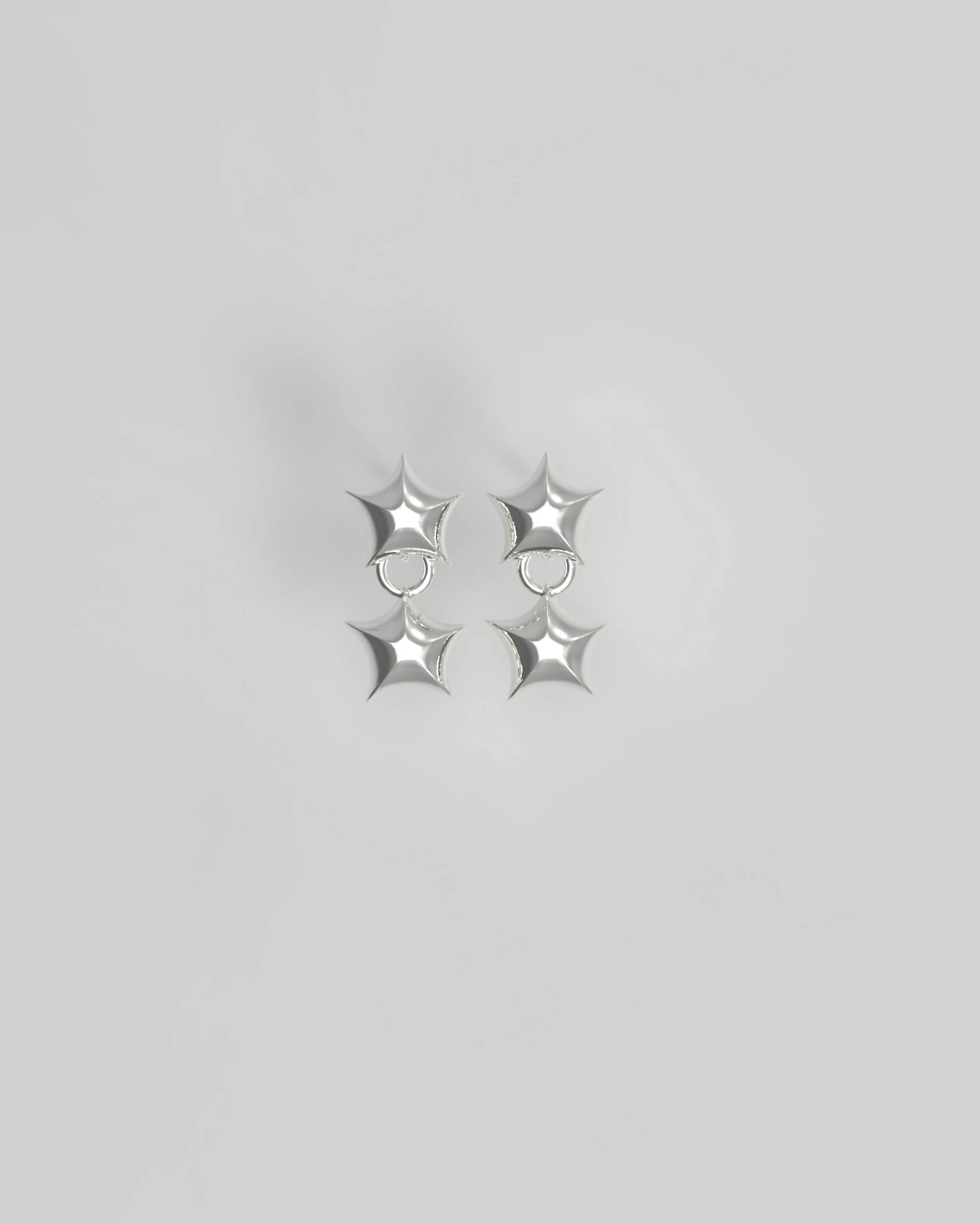 Josephine Star øredobber, sølv
