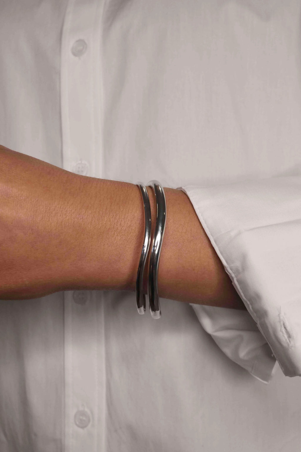 Josephine Thorn Bangle Slim armring, sølv