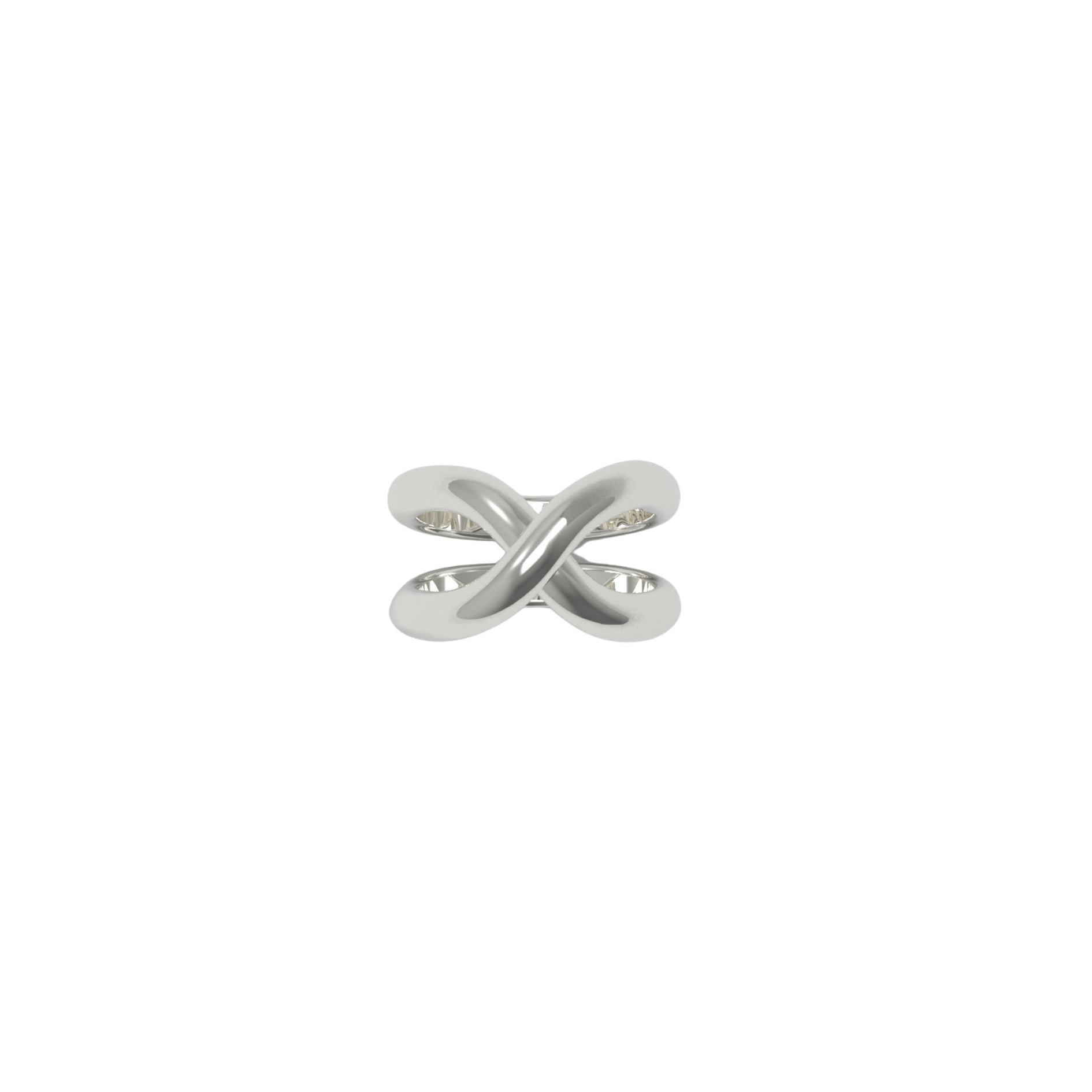 Josephine Thorn Double ring, sølv