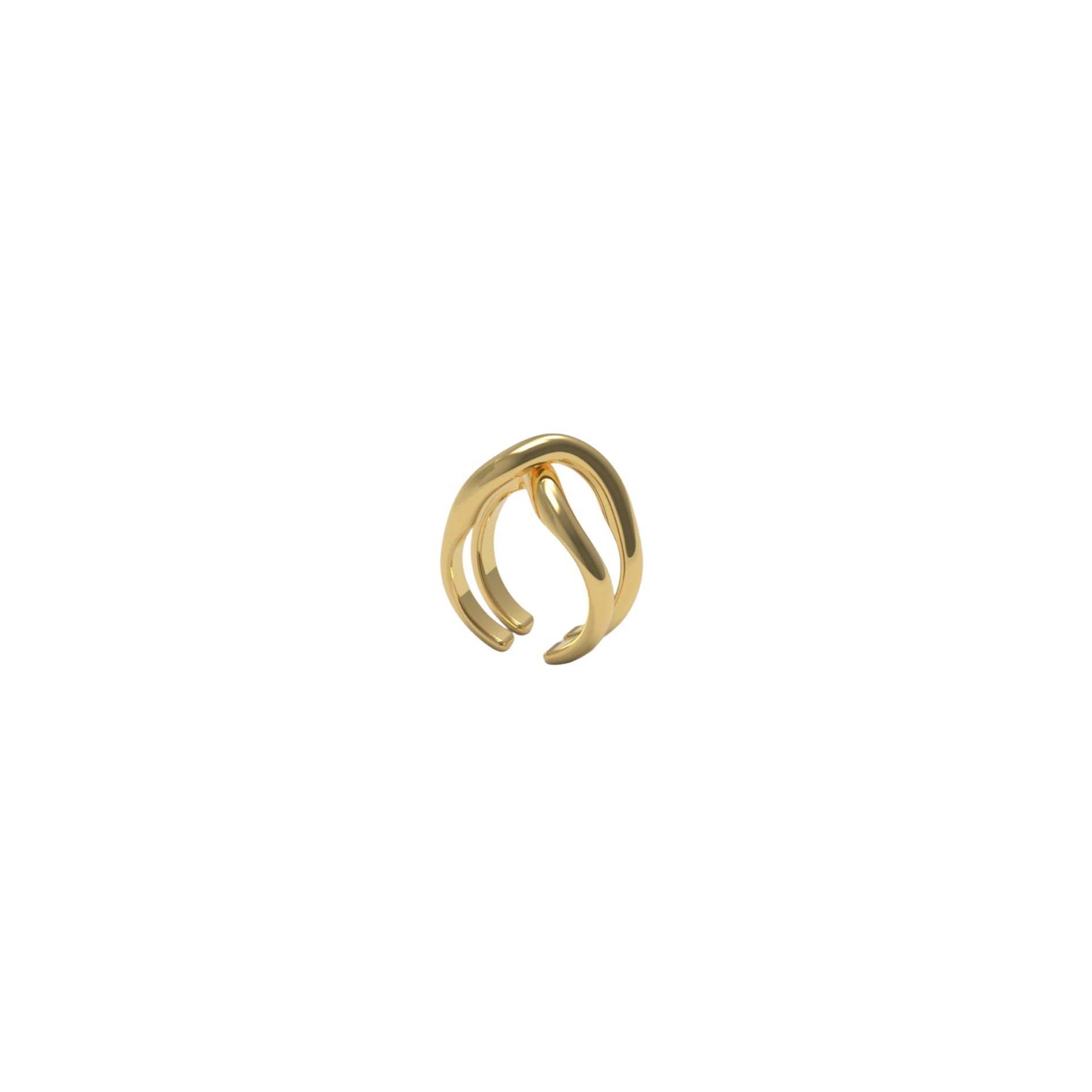 Josephine Thorn Ear Cuff Double øredobb, forgylt