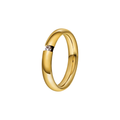 NCChristophersen Giftering, gull med diamanter 0.07 ct tw.si 