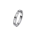 NC Christophersen Giftering glatt 3 mm, hvitt gull