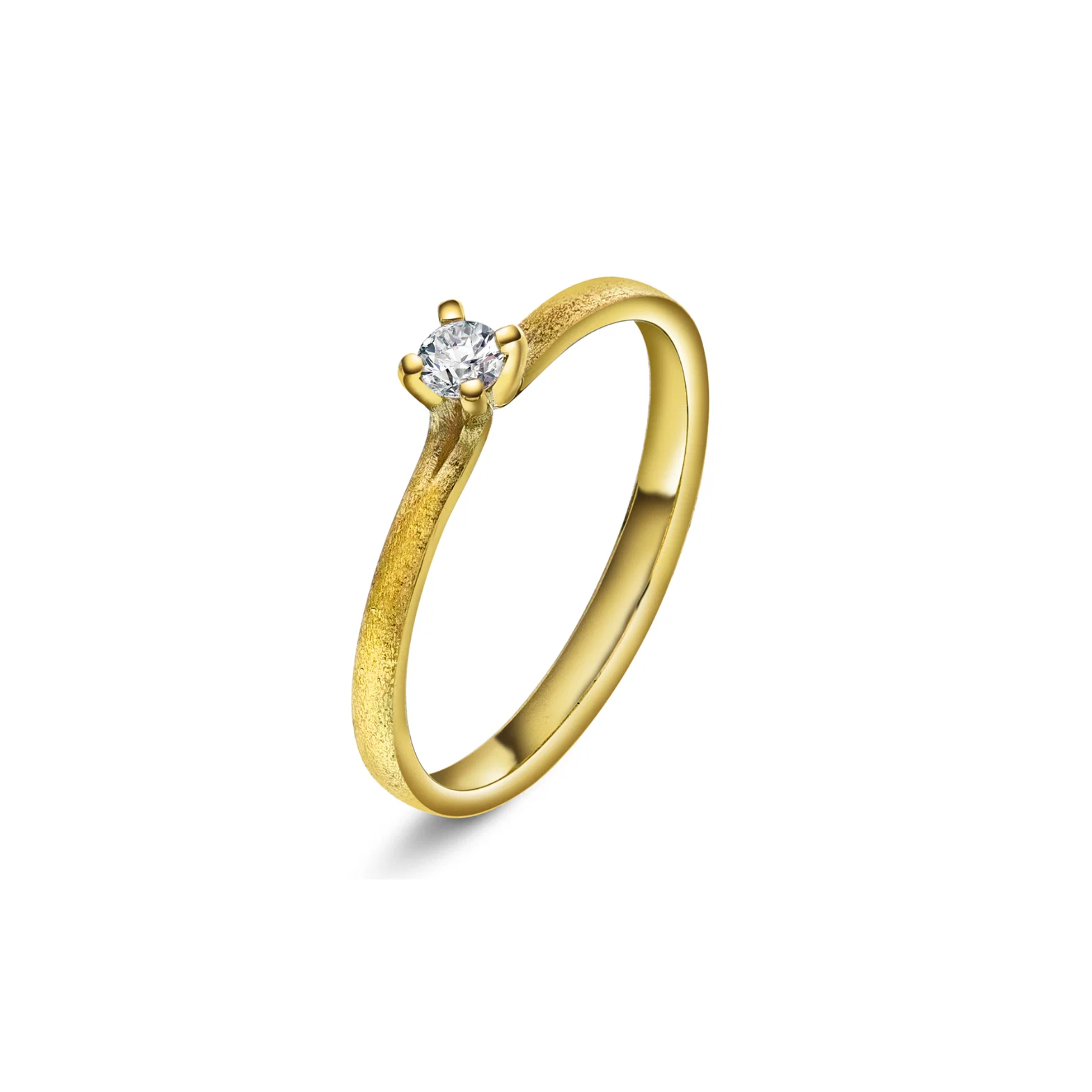 NC Christophersen Polaris ring i gull m/dia 0,10 ct TWSI