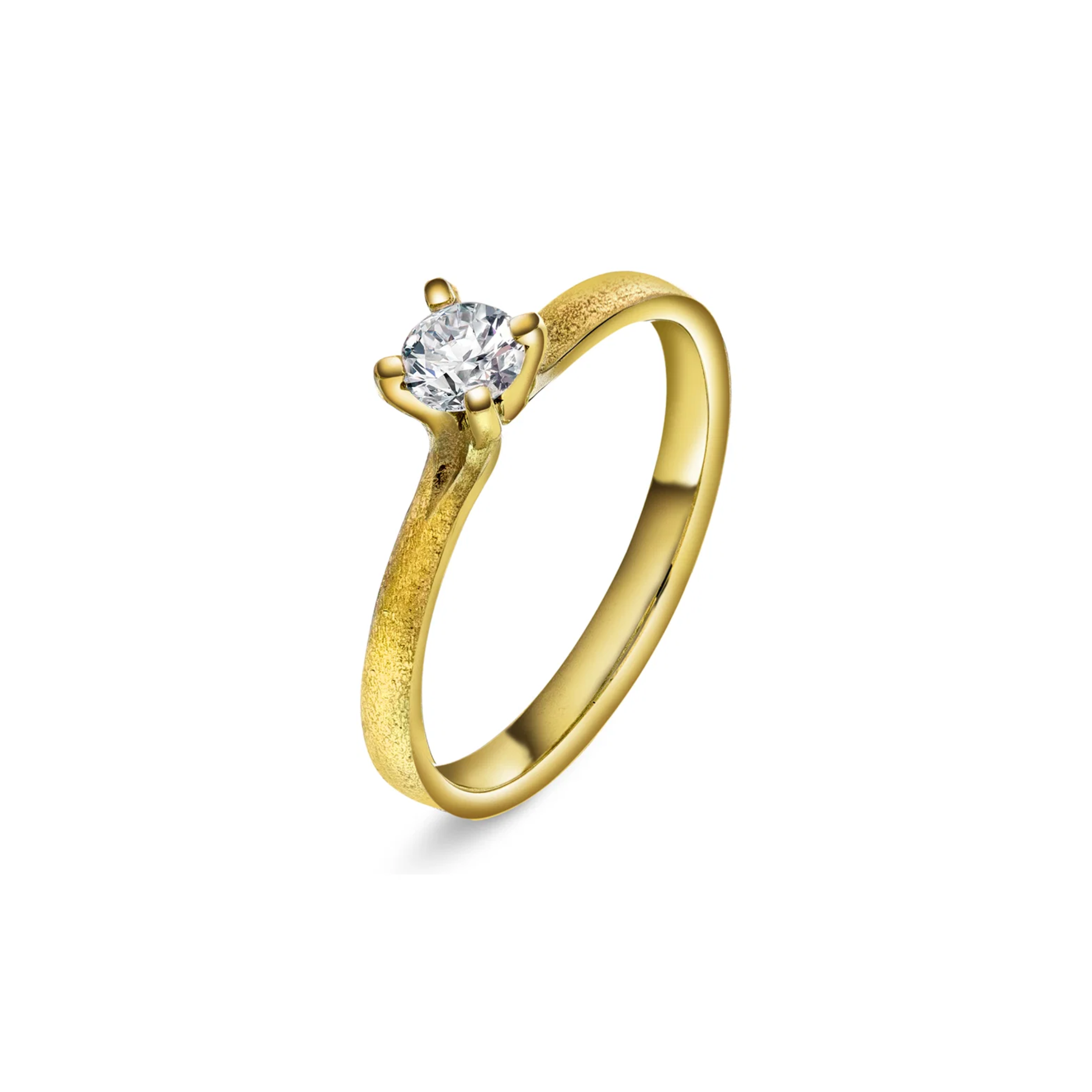 NC Christophersen Polaris ring i gull m/dia 0,30 ct TWSI