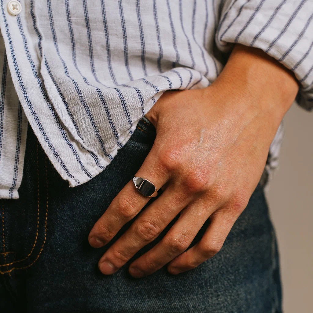 NC Christophersen Signet ring, sølv