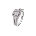 NC Christophersen ring, gull med diamant 0,90 ct w.si.