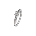 NC Christophersen ring, hvitt gull med diamant 0,33 ct w.si