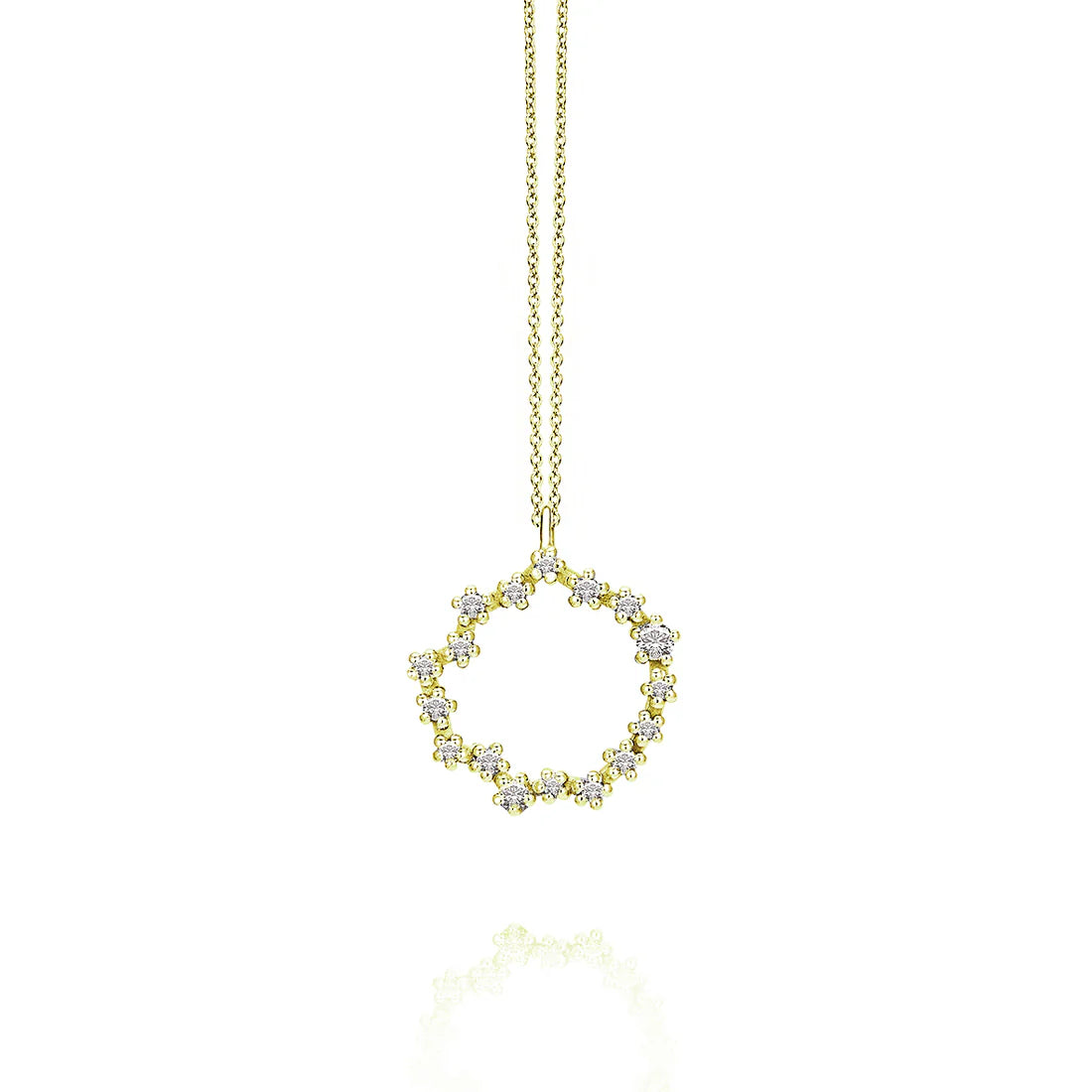 Noën Sparkle anheng gull 0,23ct tw.vs.