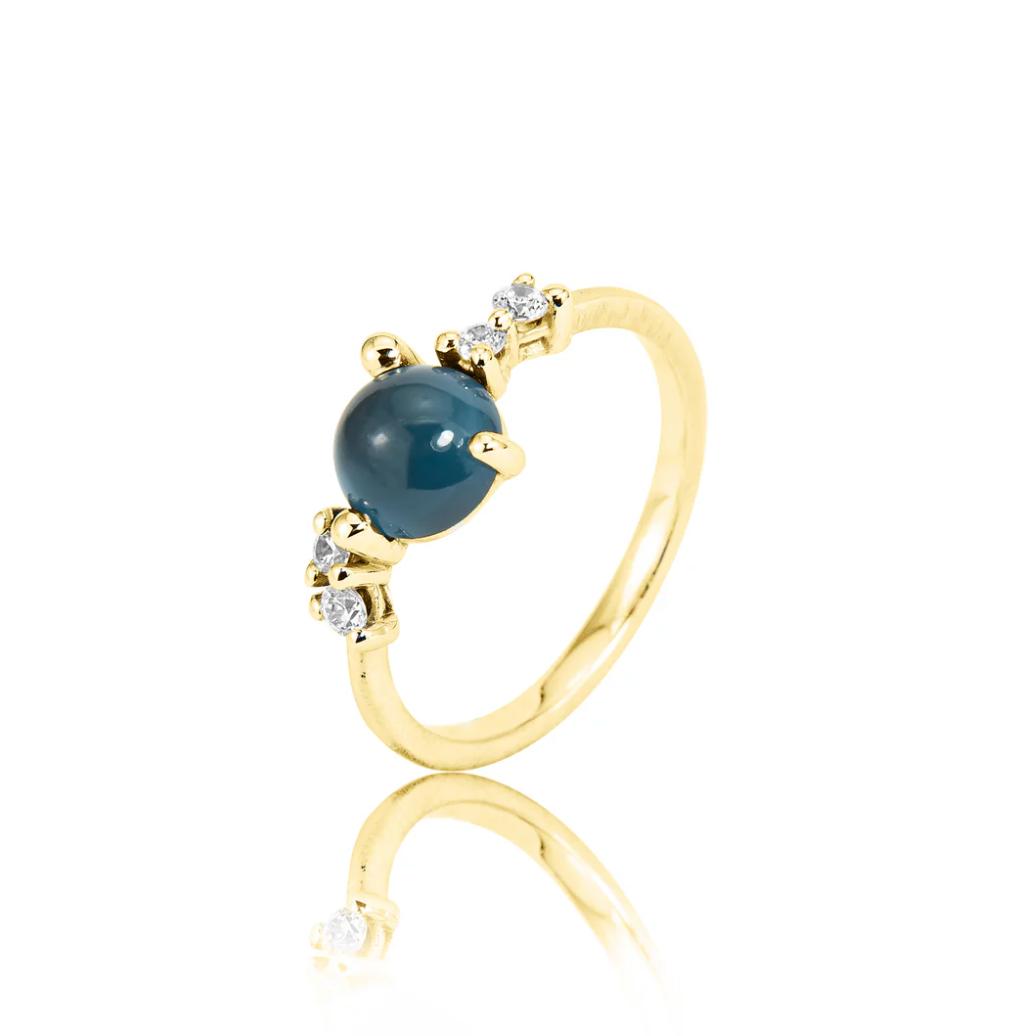 Noën Stellini ring London-topas, gull