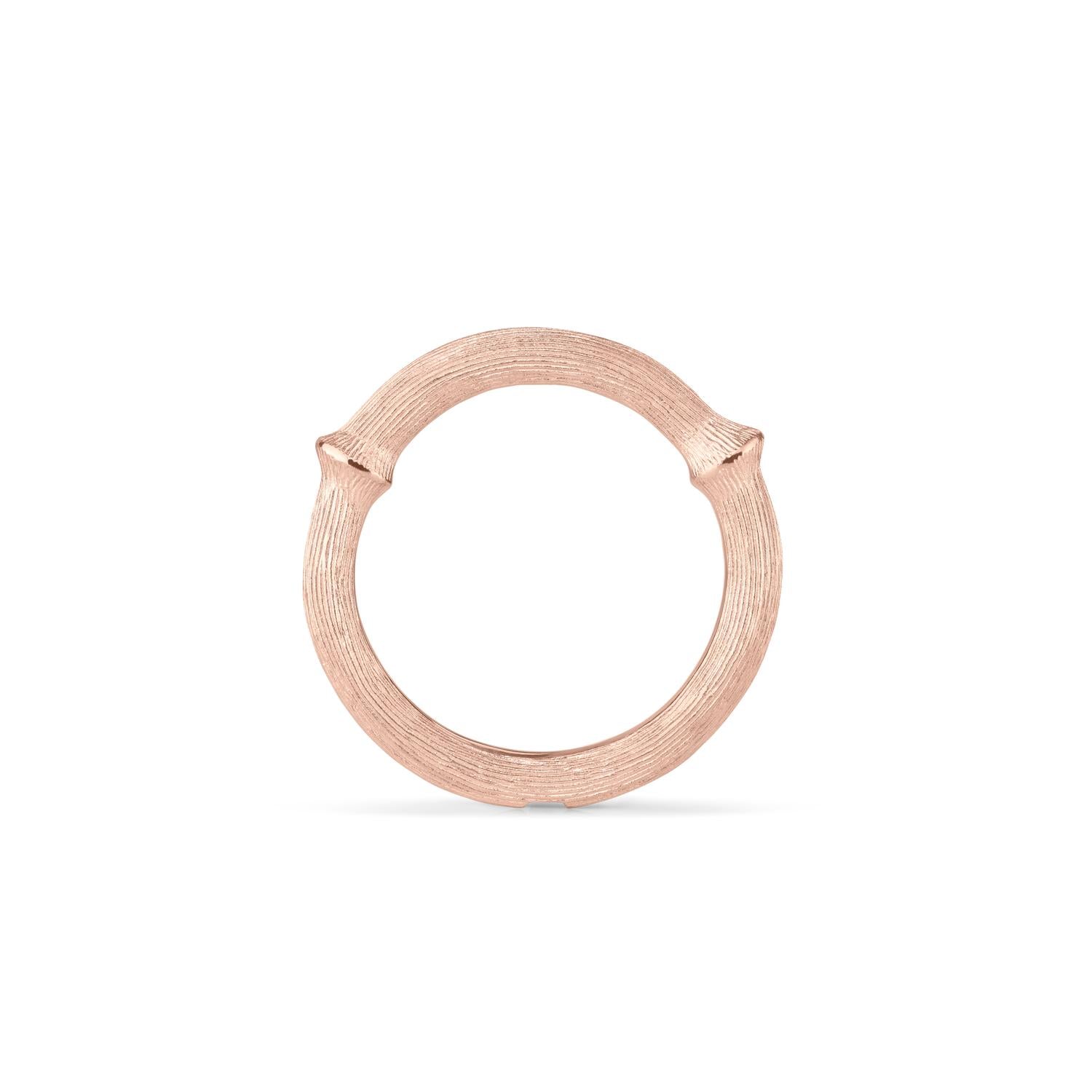 OLE LYNGGAARD COPENHAGEN Nature ring III, rose gull