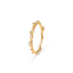 OLE LYNGGAARD COPENHAGEN Nature ring, gull med diamanter A2691-401