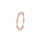 OLE LYNGGAARD COPENHAGEN Nature ring, rosegull med diamanter