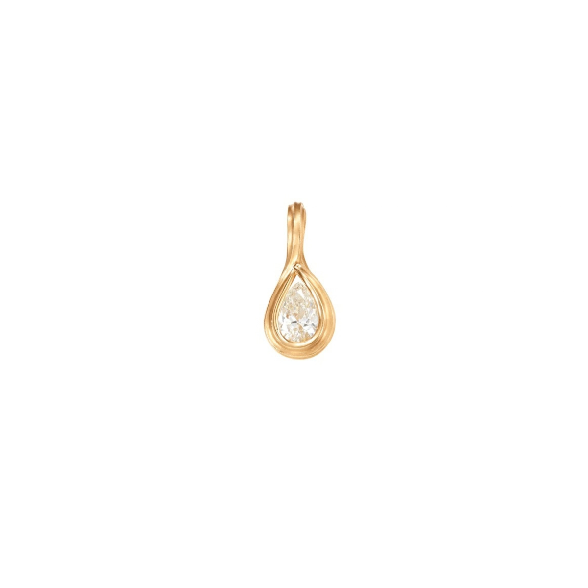 Ocean Drop solitaire anheng 0,30 ct, gull